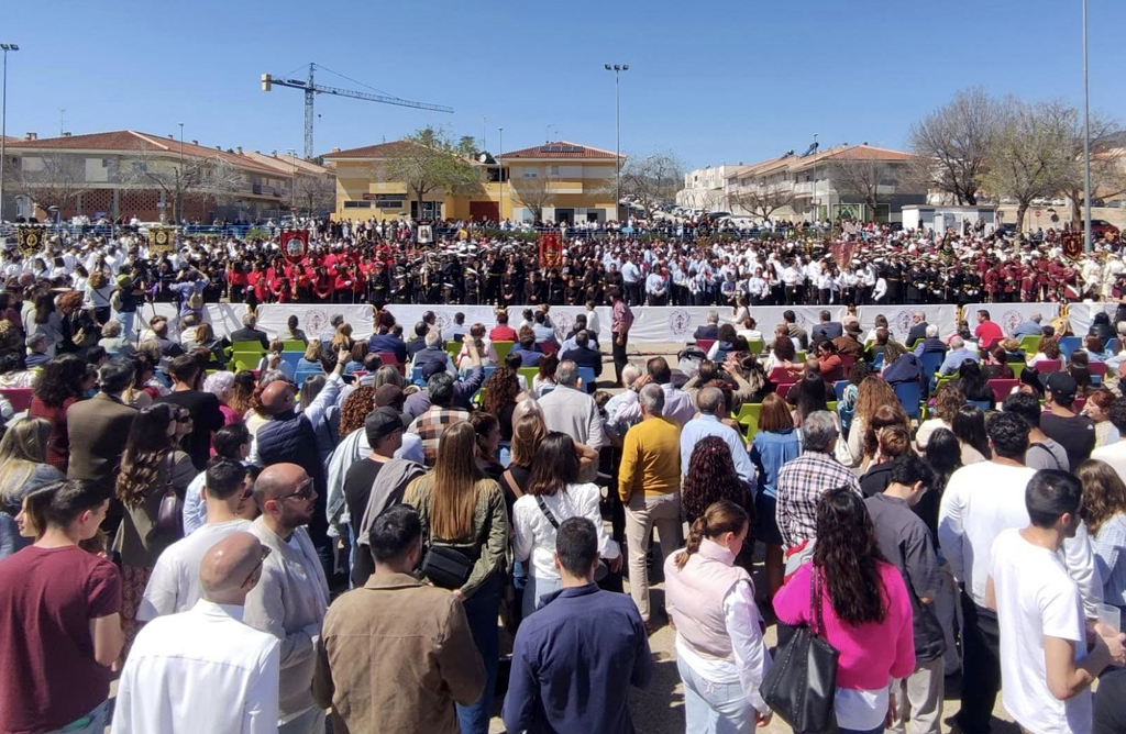 Totana vive uno de los días grandes de la Semana Santa con la celebración del Día de la Música Nazarena